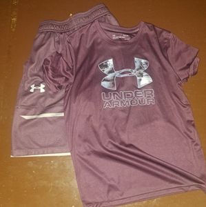 Boys Under Armour Shorts Set